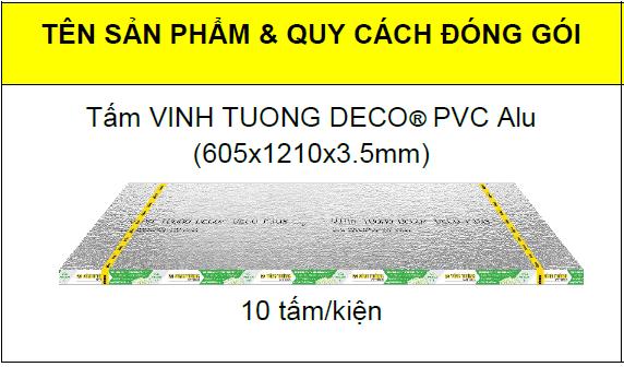 Thông Báo Sản Phẩm Mới Vĩnh Tường Deco PVC Phủ Bạc