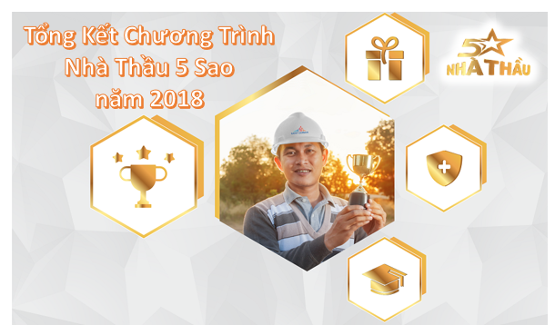 Tổng Kết Chương Trình Nhà Thầu 5 Sao năm 2018