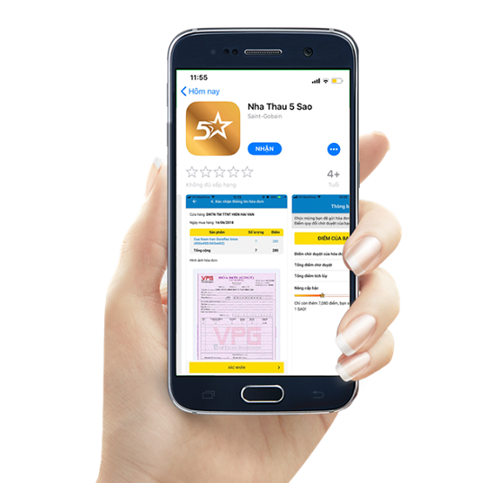 Tải ứng dụng nhà thầu 5 sao