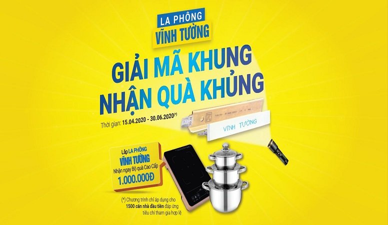 Siêu khuyến mãi “La phông Vĩnh Tường: Giải mã khung, nhận quà khủng”