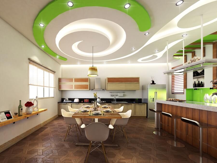 Mẫu trang trí trần nhà đẹp đa phong cách, xu hướng mới nhất hiện nay