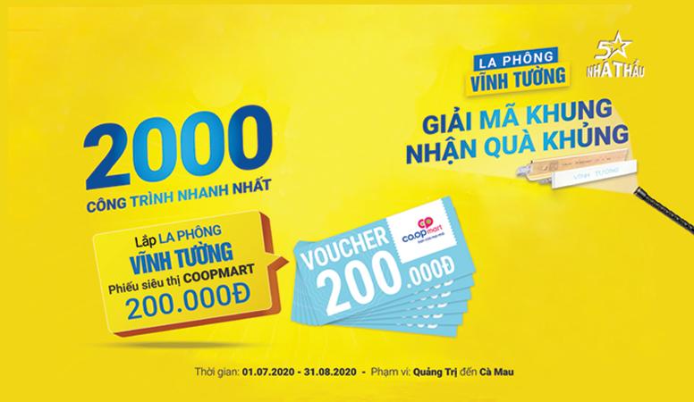 CTKM “La phông Vĩnh Tường: Giải mã khung - Nhận quả khủng” mở rộng dành riêng cho thầu thợ thạch cao kéo dài đến 31/8/2020