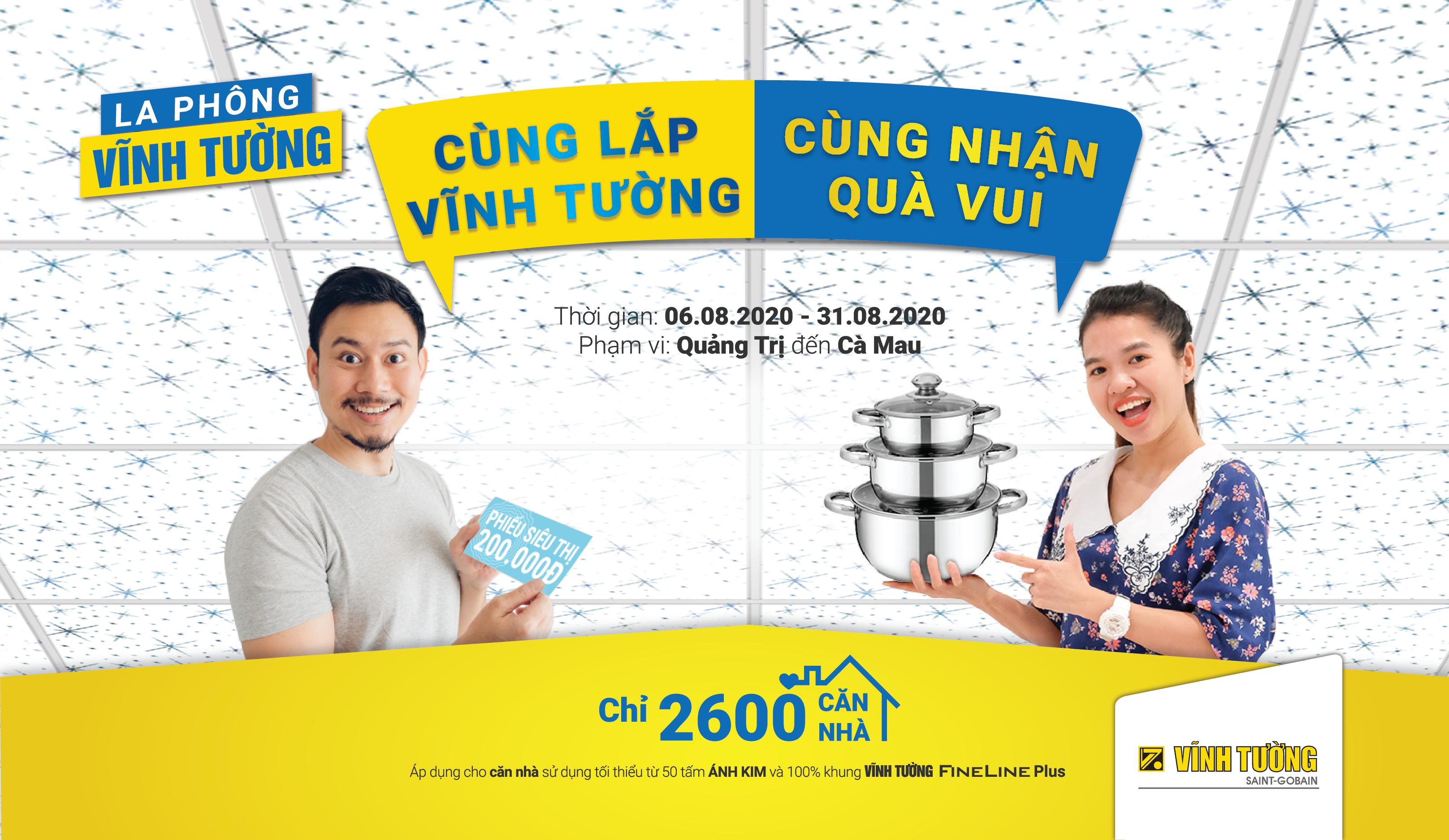 Lắp la phông Vĩnh Tường, cùng nhận quà vui, cô Ba chú Bảy cùng tham gia nào!