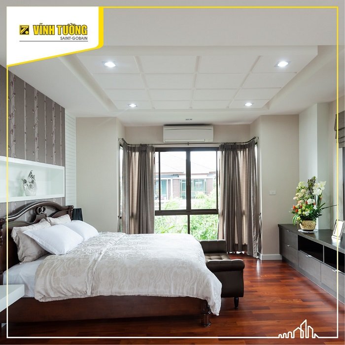 Mẫu trần phòng ngủ đẹp và những lưu ý khi thi công