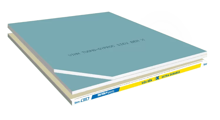 Tấm thạch cao Vĩnh Tường có mấy loại? Các loại trần thạch cao