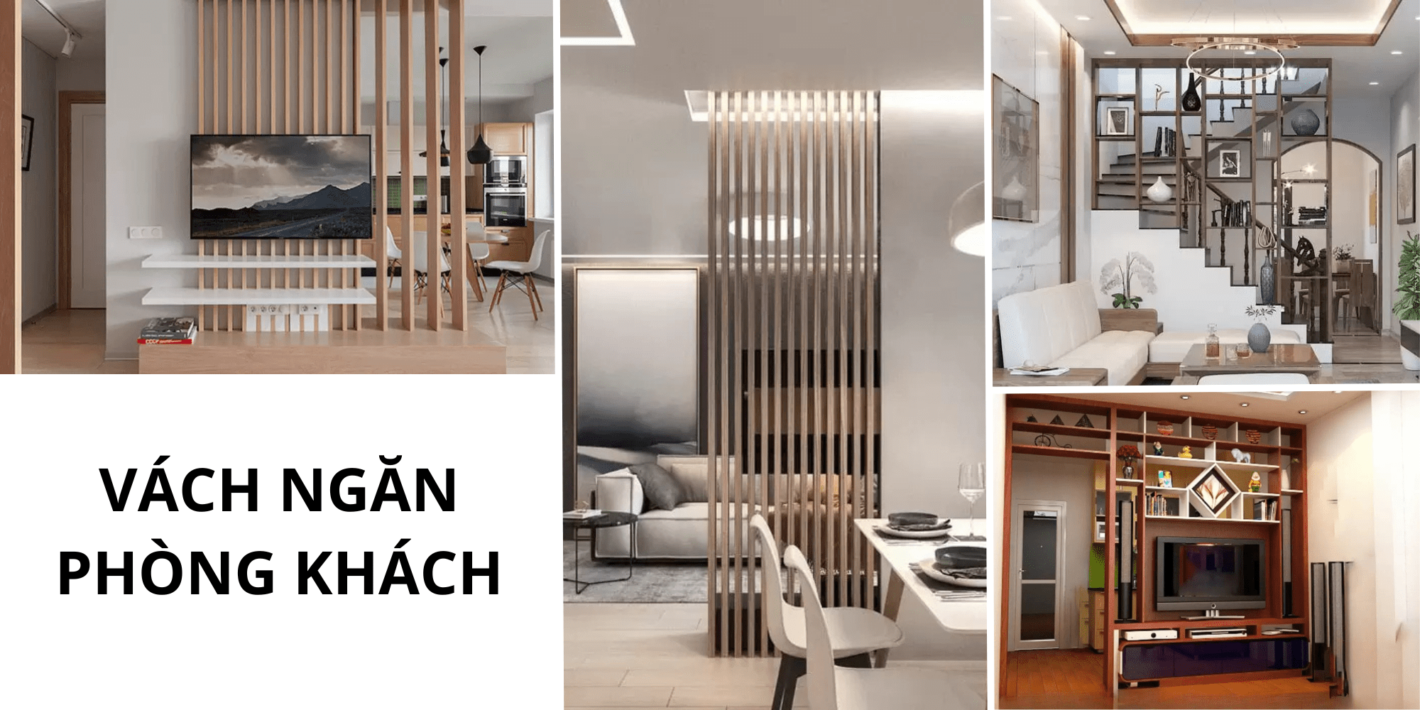 200+ mẫu vách ngăn phòng khách và bếp đẹp nhất, hiện đại tối ưu