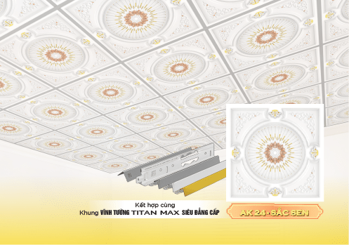 Tấm trang trí Vĩnh Tường DECO® Ánh Kim