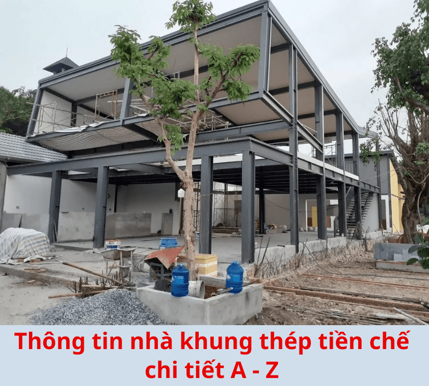 Nhà khung thép đẹp, hiện đại - Báo giá thi công nhà khung thép 2026
