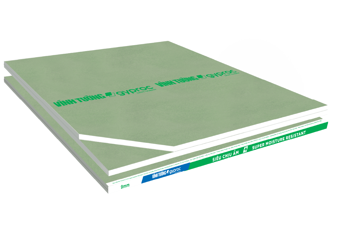 Tấm Thạch Cao Siêu Chịu Ẩm VĨNH TƯỜNG-gyproc
