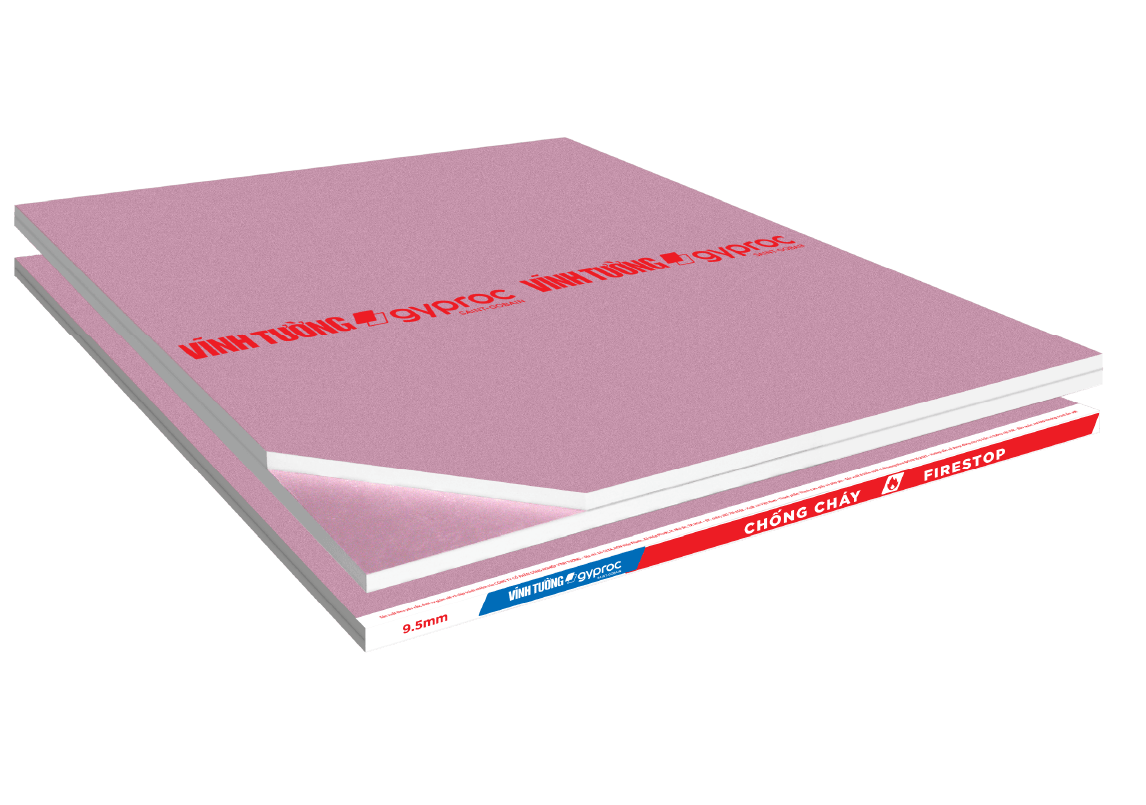 Tấm Thạch Cao Chống Cháy VĨNH TƯỜNG-gyproc