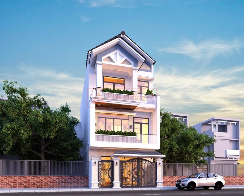 Tổng hợp 35+ mẫu nhà ống đẹp 3 tầng 5m xu hướng thiết kế 2025