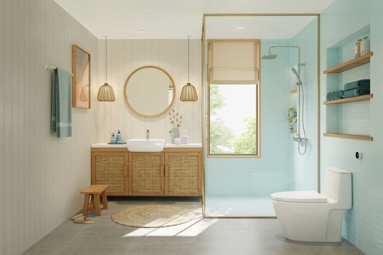 29+ mẫu thiết kế nhà vệ sinh và nhà tắm riêng đẹp, hiện đại nhất