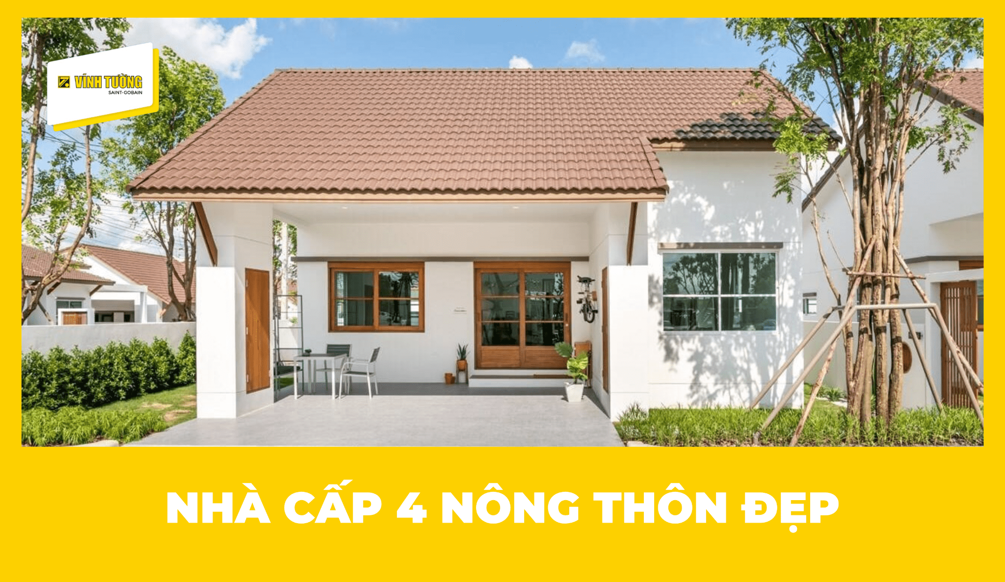 55+ Mẫu nhà cấp 4 nông thôn đẹp, chi phí rẻ 2026