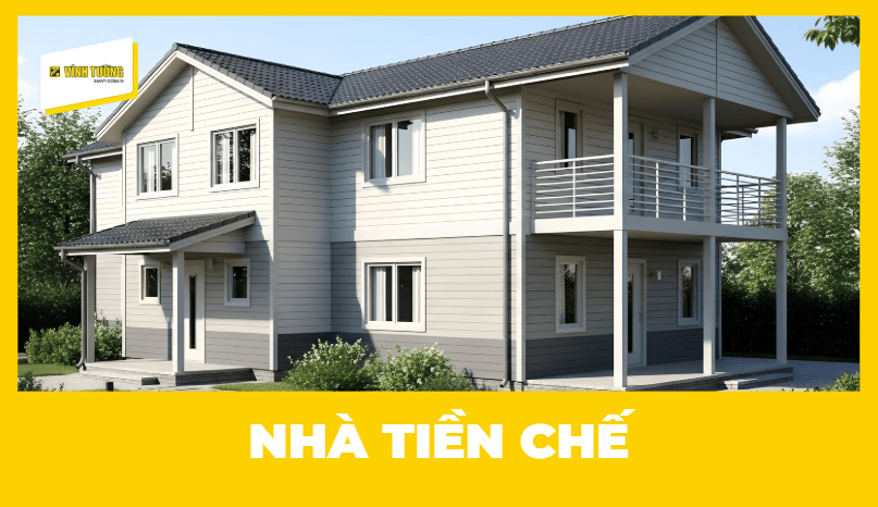 Mẫu nhà tiền chế đẹp, hiện đại, tiết kiệm chi phí 2026