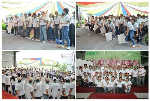 Mọi người hào hứng tham gia trong Ngày hội Teambuilding