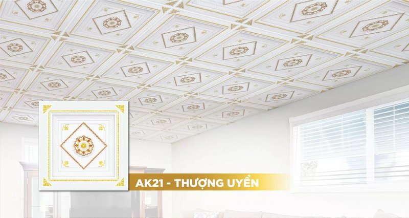 Mẫu trần thả Vĩnh Tường Thượng Uyển trong bộ sưu tập Ánh Kim