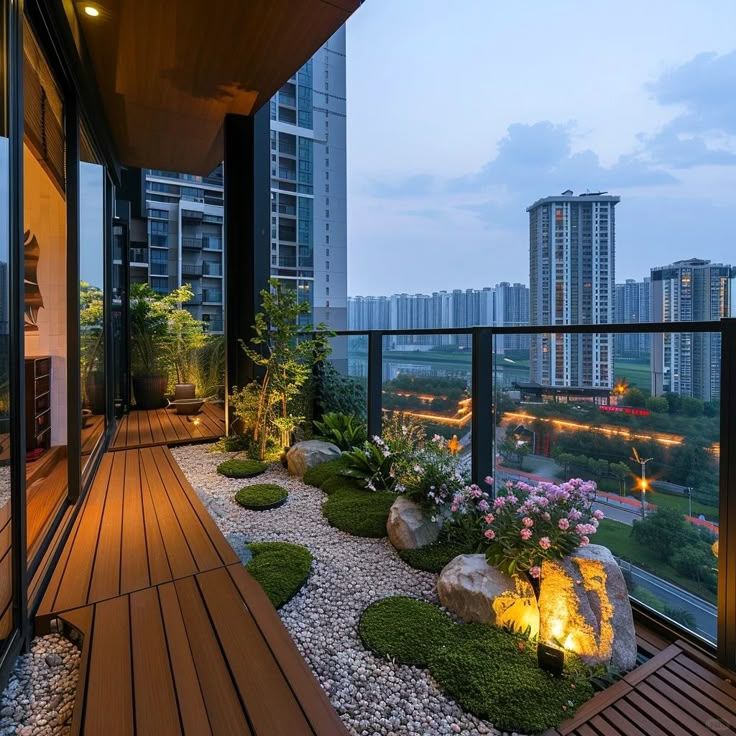 Ban công khoảng không gian nhô ra ngoài của ngôi nhà