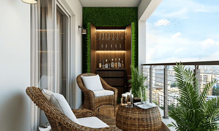 ban công hợp phong thủy sẽ mang lại may mắn cho ngôi nhà