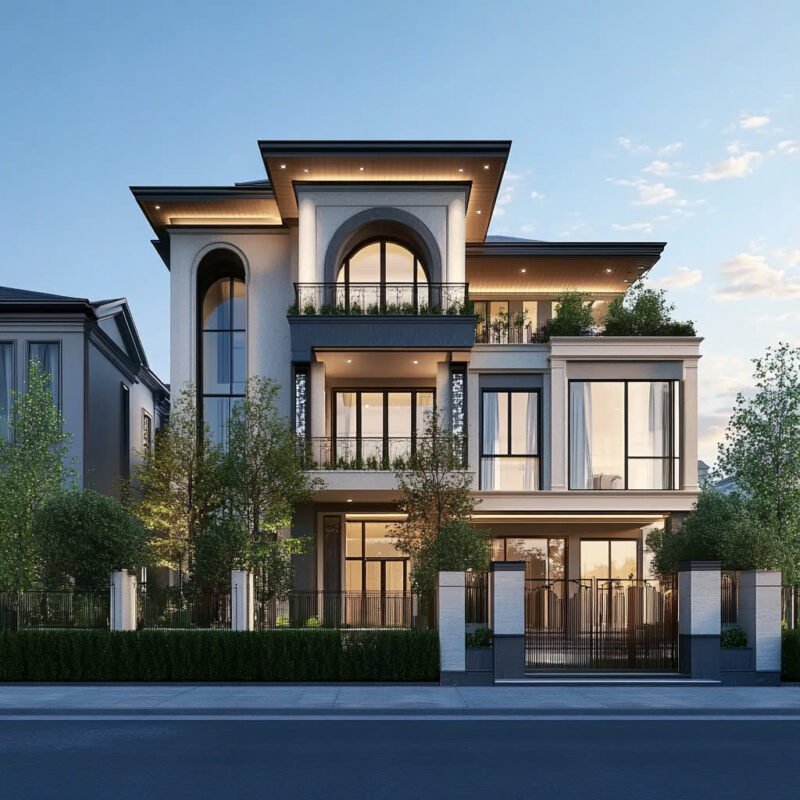 Thiết kế ban công cho nhà biệt thự