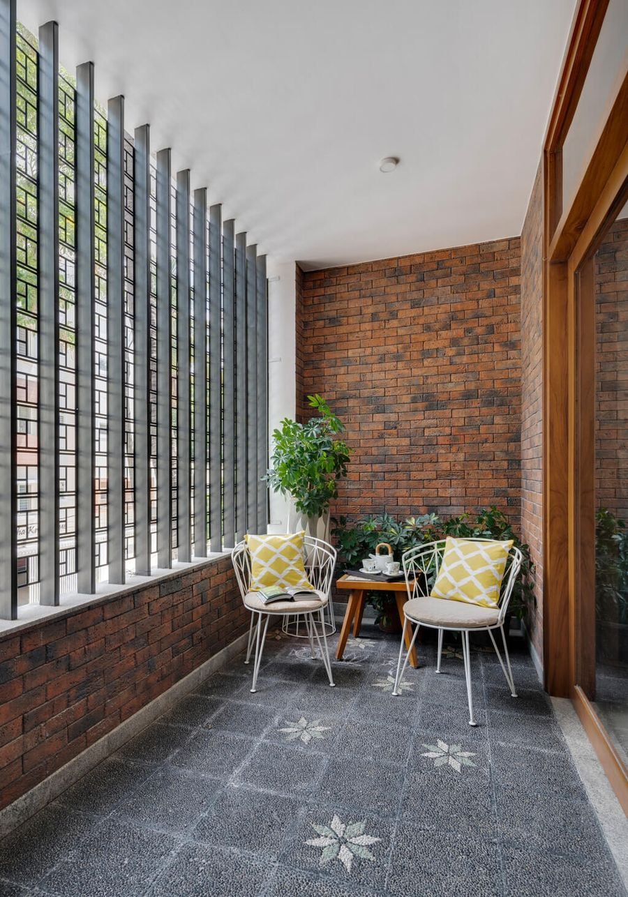 Thiết kế ban công Vintage lãng mạn