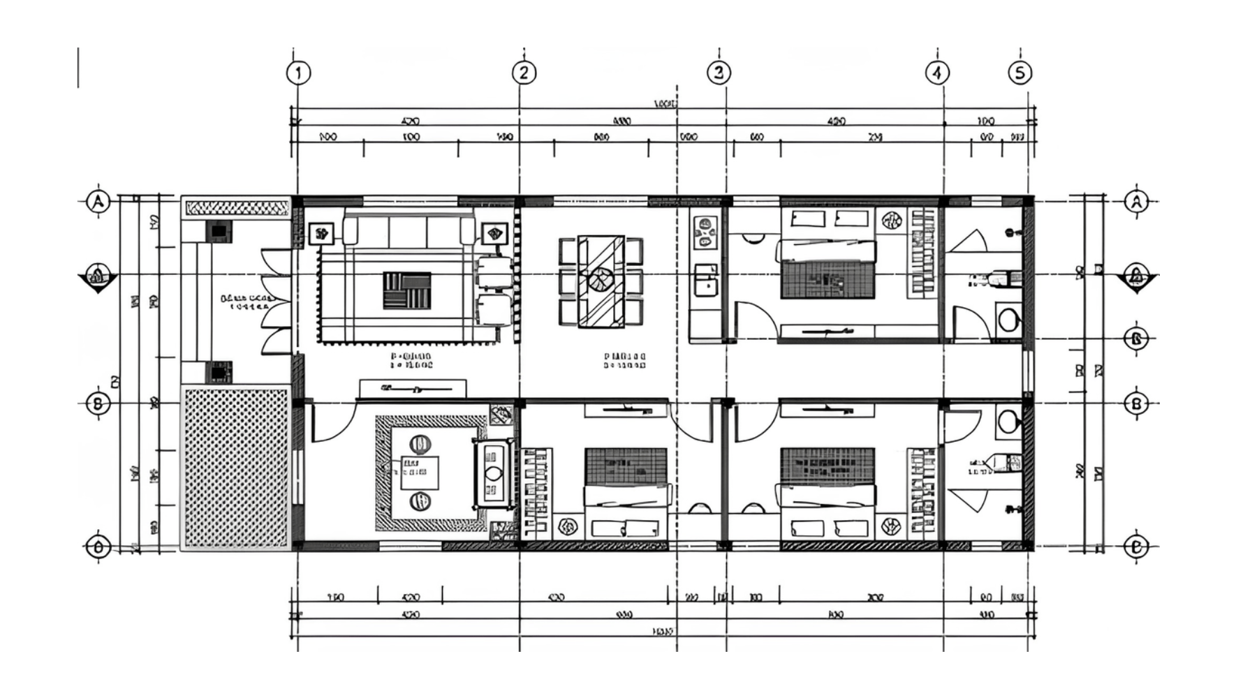 Bản vẽ nhà mái nhật 1 tầng 3 phòng ngủ sang trọng, đẳng cấp