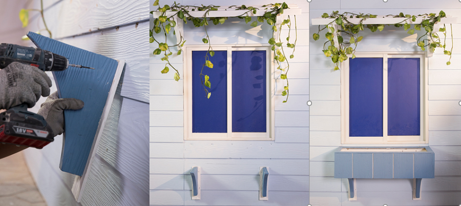 Meojtrang trí đơn giản cho cửa sổ