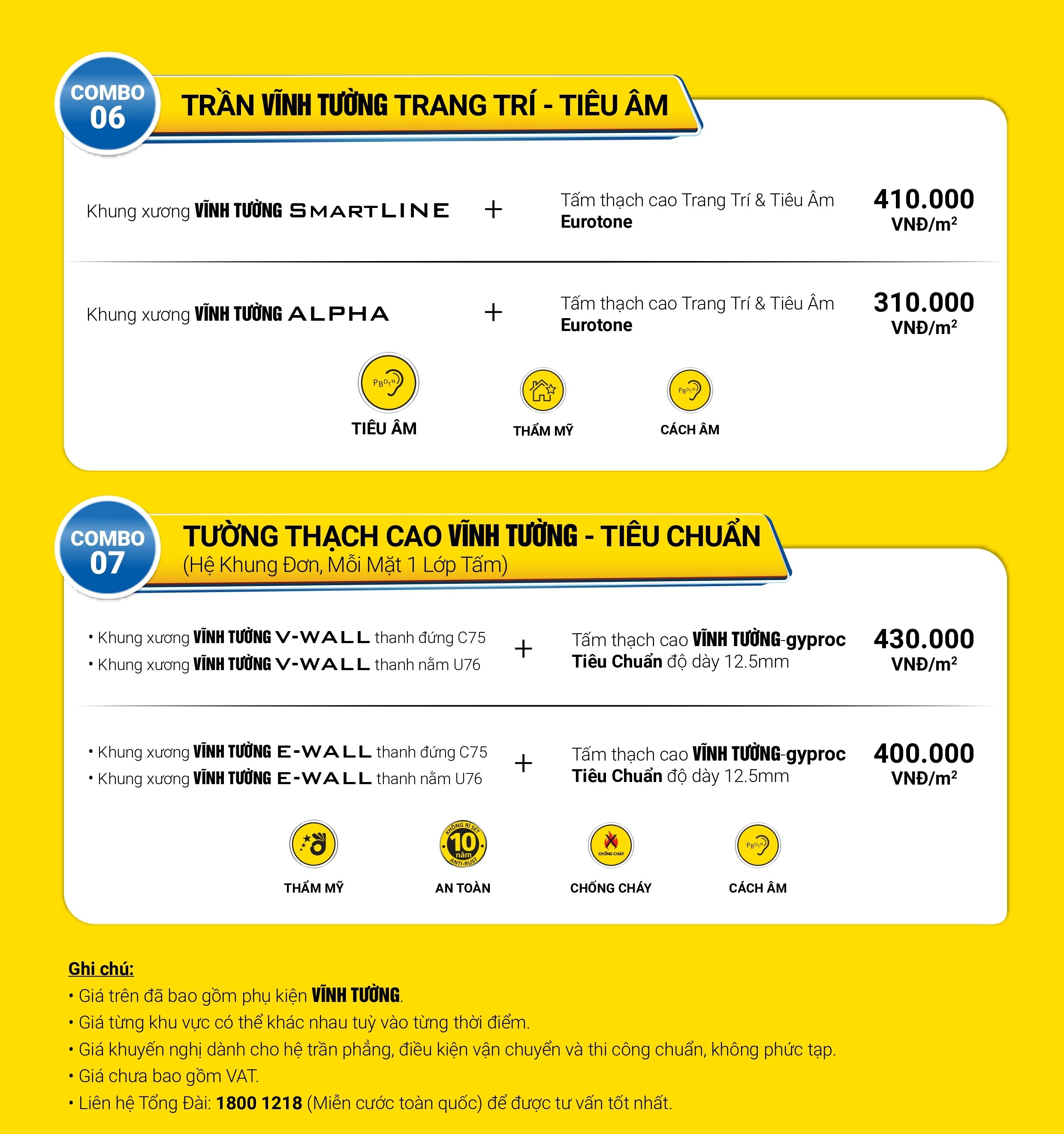 bảng giá tvgc cao nguyên