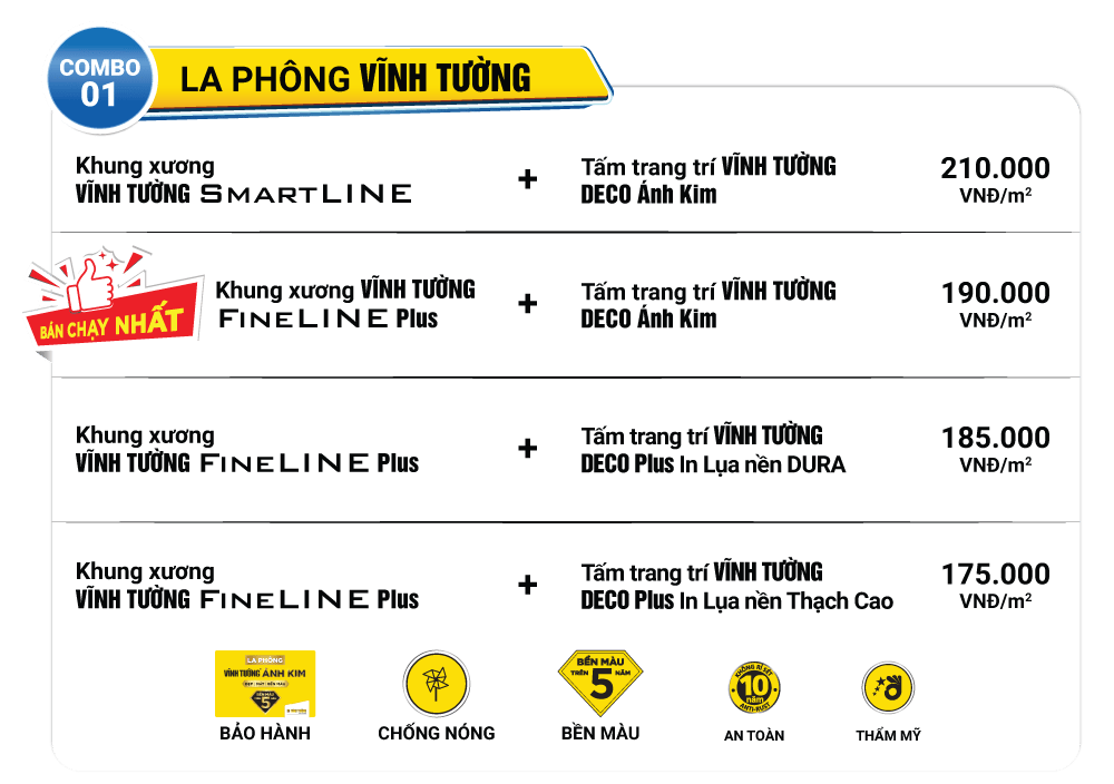 Bảng giá tvgc mê kông 2