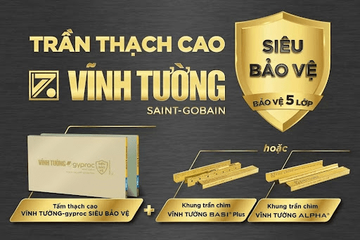 trần thạch cao Vĩnh Tường