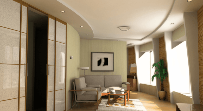 Trần thạch cao là một trong các loại trần nhà cấp 4 phổ biến nhất