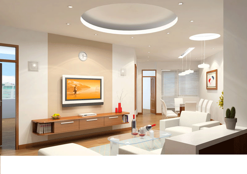 Trần thạch cao là cách chống nóng cho nhà mái bằng được nhiều người ưa chuộng nhất