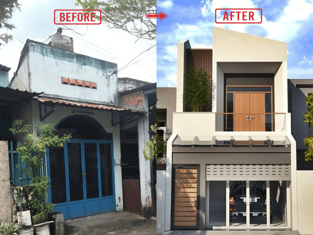 cải tạo nhà cấp 4 với diện tích 100m2