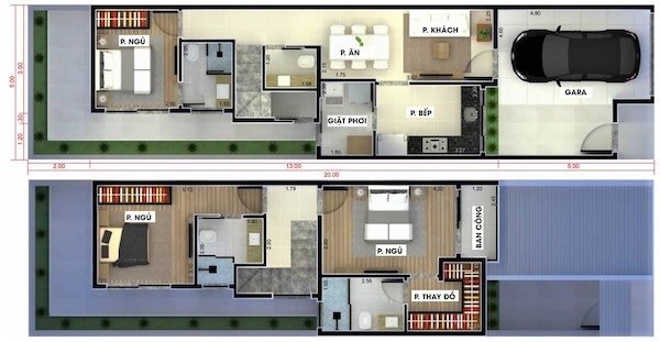 ban-ve-3D-cai-tao-nha-2-tang-dep