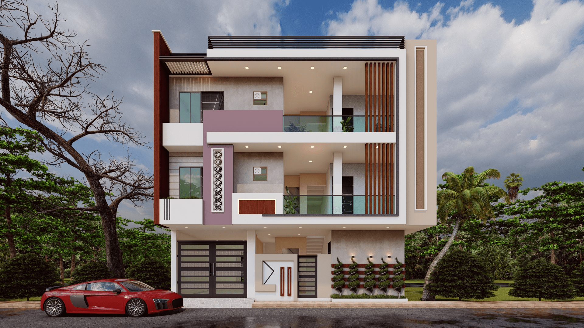 Chi phí xây dựng trọn gói dự kiến cho nhà 3 tầng 300m² là khoảng 6,6 tỷ đồng