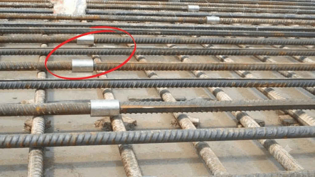 Chiều dài mối nối buộc tối thiểu phải đạt từ 30D - 40D 