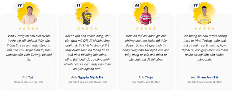 Chủ nhà và thầu thợ tin dùng trần thạch cao Vĩnh Tường