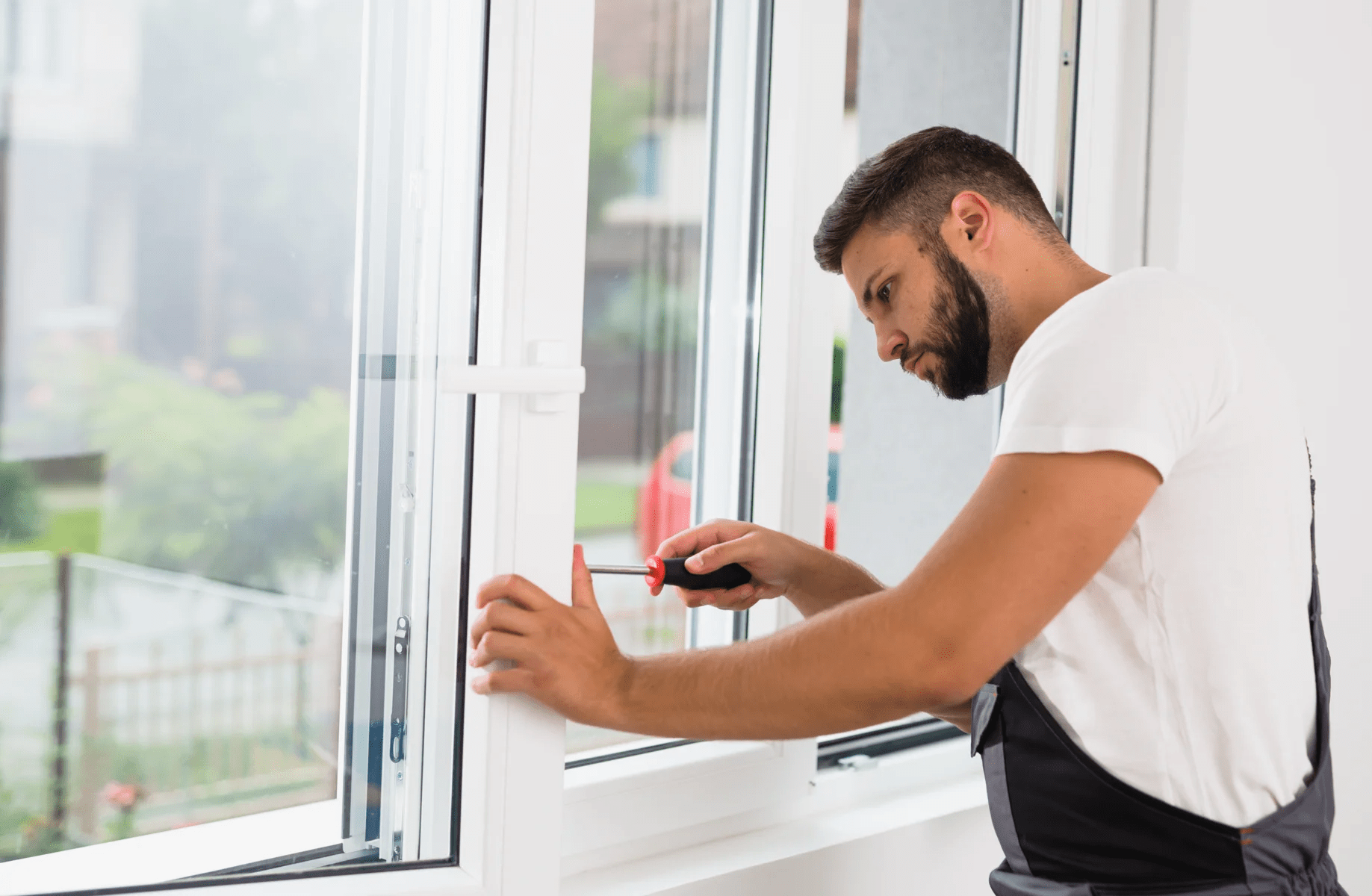 Cửa kính cần được kiểm tra kỹ bề mặt, khung, bản lề và khóa để phát hiện sớm các điểm yếu trước mùa bão 