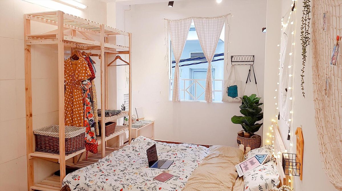 Dùng nội thất đa năng để trang trí phòng trọ