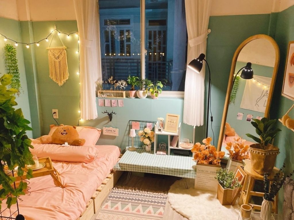 Sơn mới decor phòng trọ