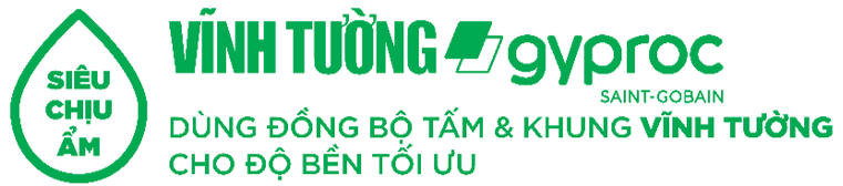 Nhận diện lưng tấm thạch cao VĨNH TƯỜNG-gyproc Siêu Chịu Ẩm: