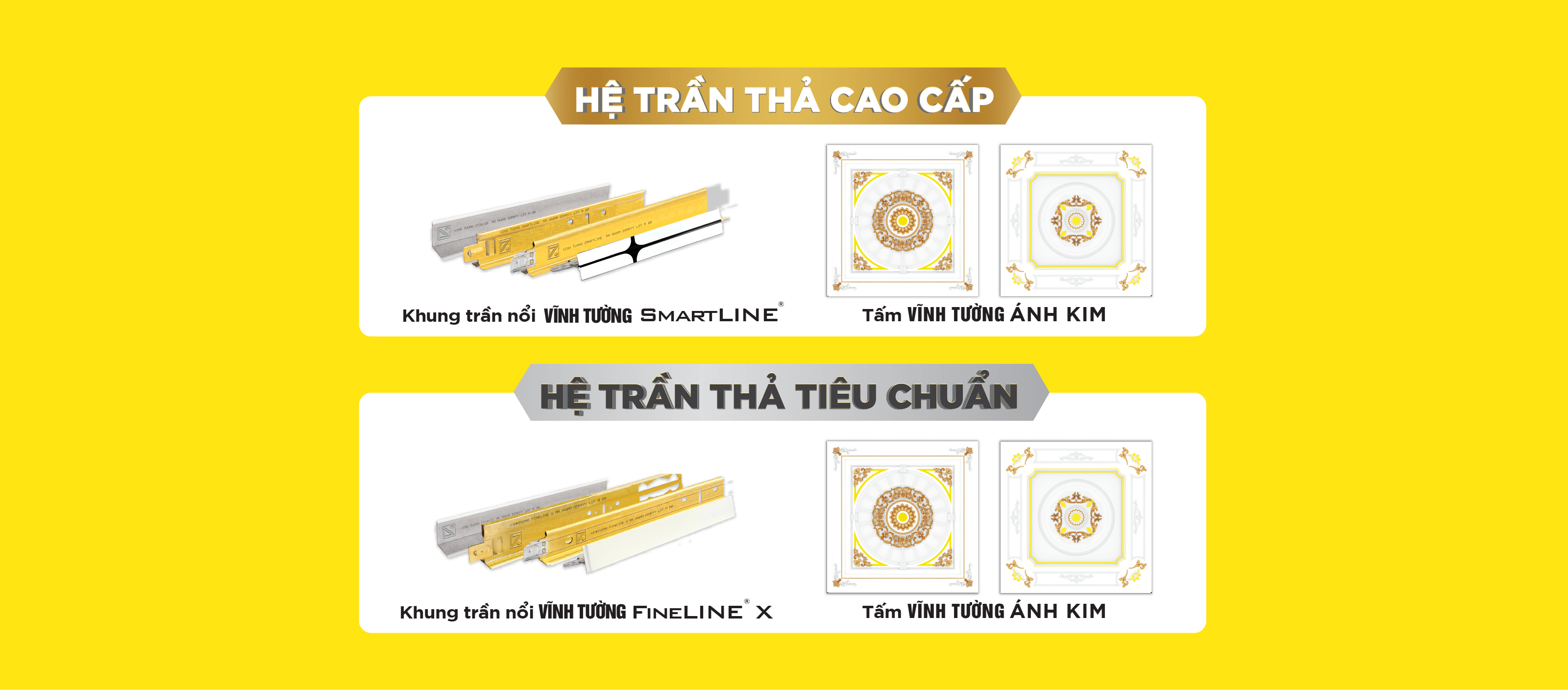 Phiếu bảo hành la phông vĩnh tường ánh kim