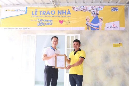 Hiện thực hóa ước mơ về mái ấm khang trang cho thợ thạch cao