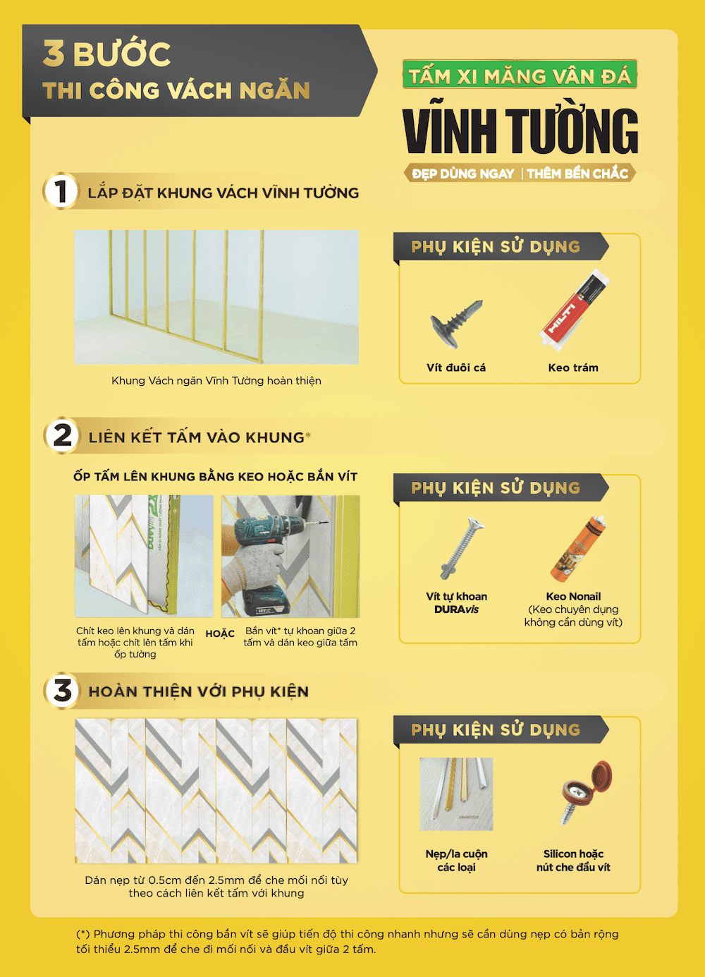 Hướng dẫn thi công