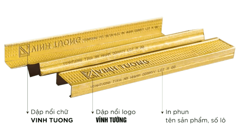 Khung trần chìm Vĩnh Tường TIKA®