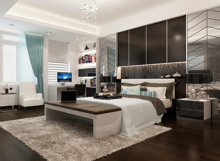 Mẫu trần thạch cao giật cấp đơn giản mà đẹp, tinh tế