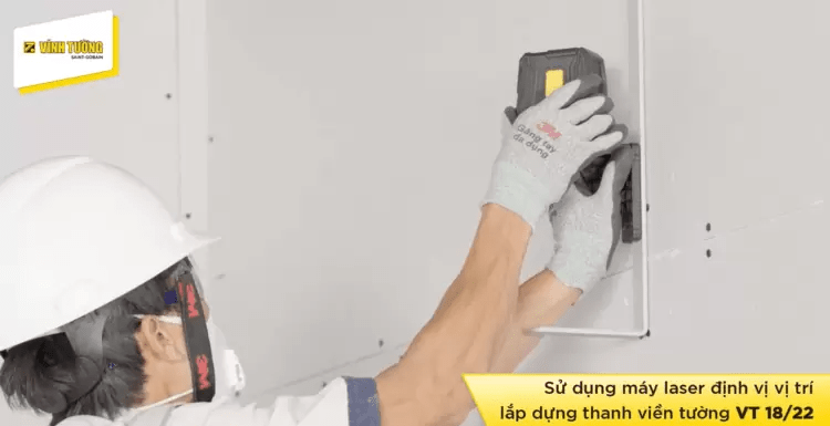 Các bước thi công trần thạch cao Vĩnh Tường - gyproc