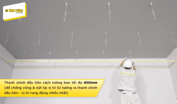 Hướng dẫn thi công trần thạch cao giật cấp đẹp cho nhà ở dân dụng