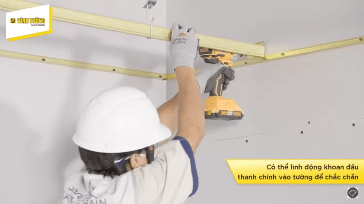 Hướng dẫn làm trần thạch cao giật cấp bền đẹp