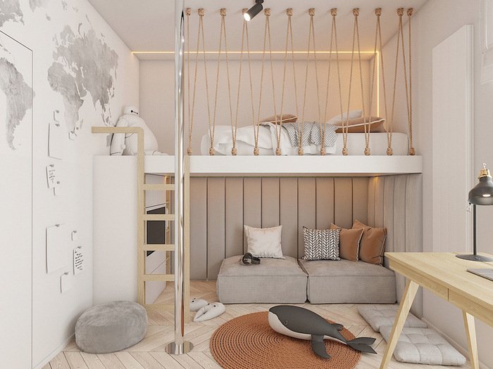 làm gác lửng trong phòng ngủ đẹp, hiện đại và tiện nghi