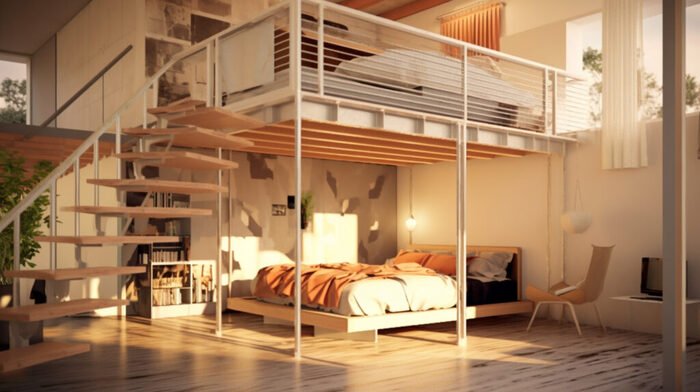 làm gác lửng trong phòng ngủ đẹp